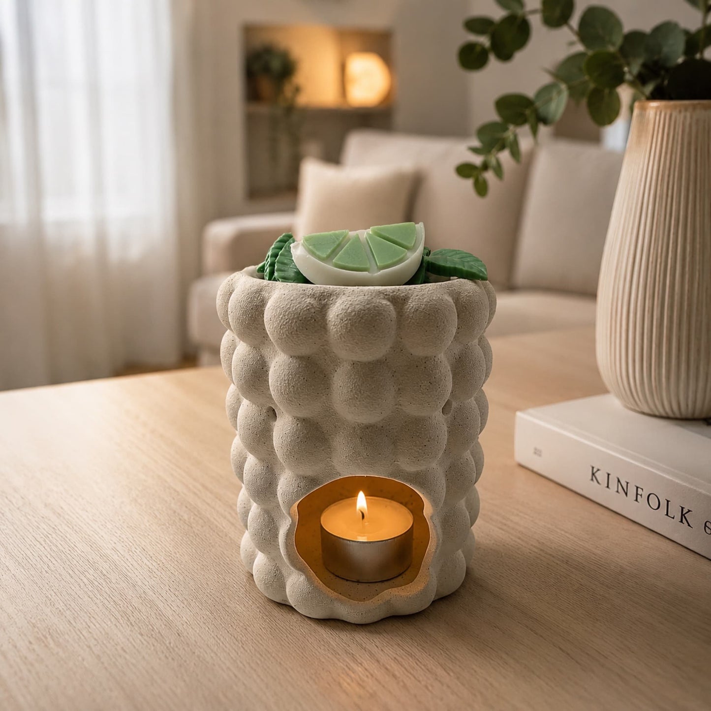 Wax melts Mojito de Ayre en quemador de cera