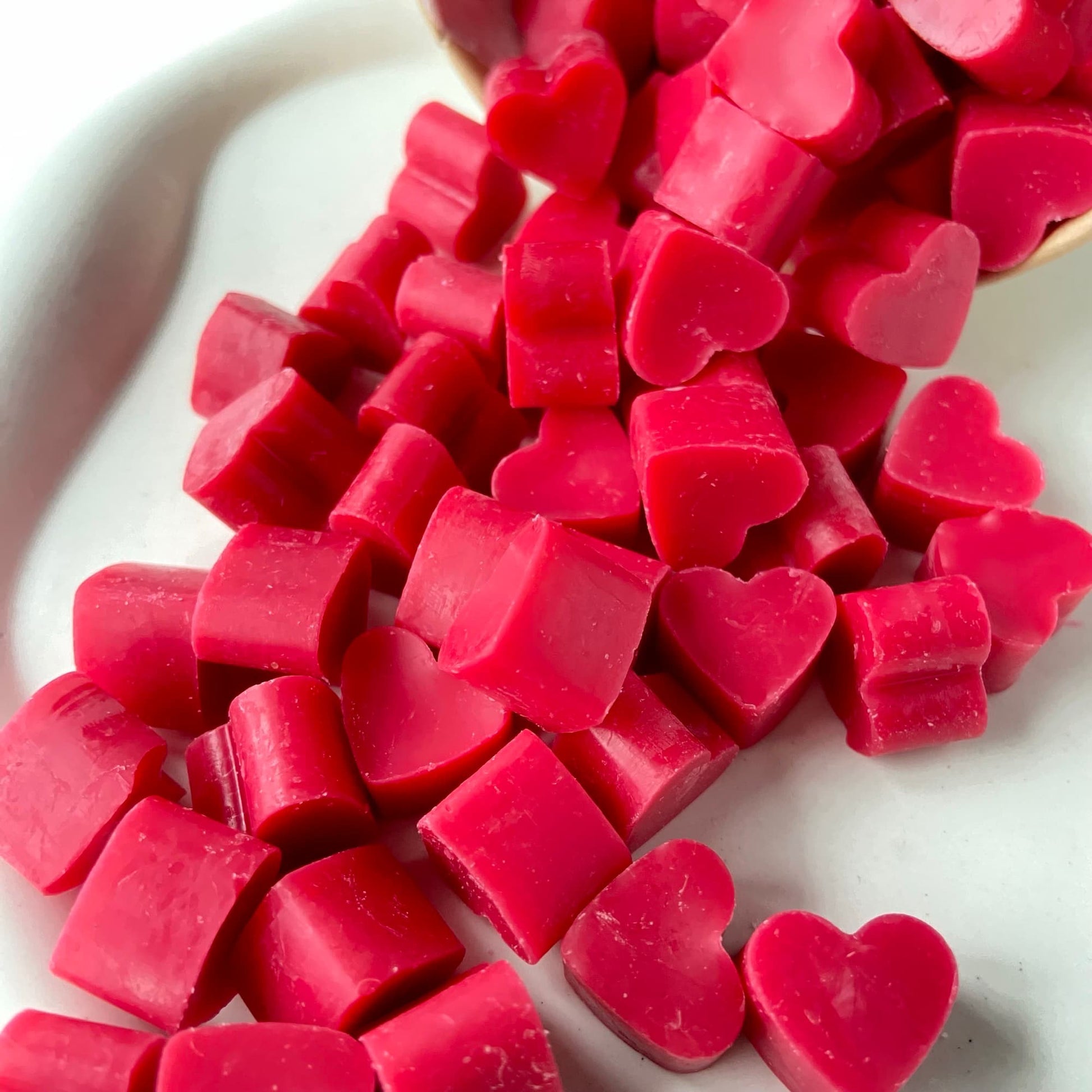 detalle wax melts de soja aroma Piruleta