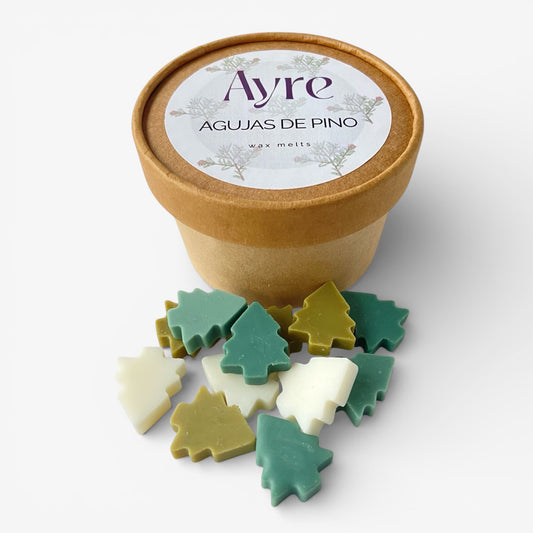 Wax melts de soja aroma Agujas de Pino Ayre cera aromática para quemador