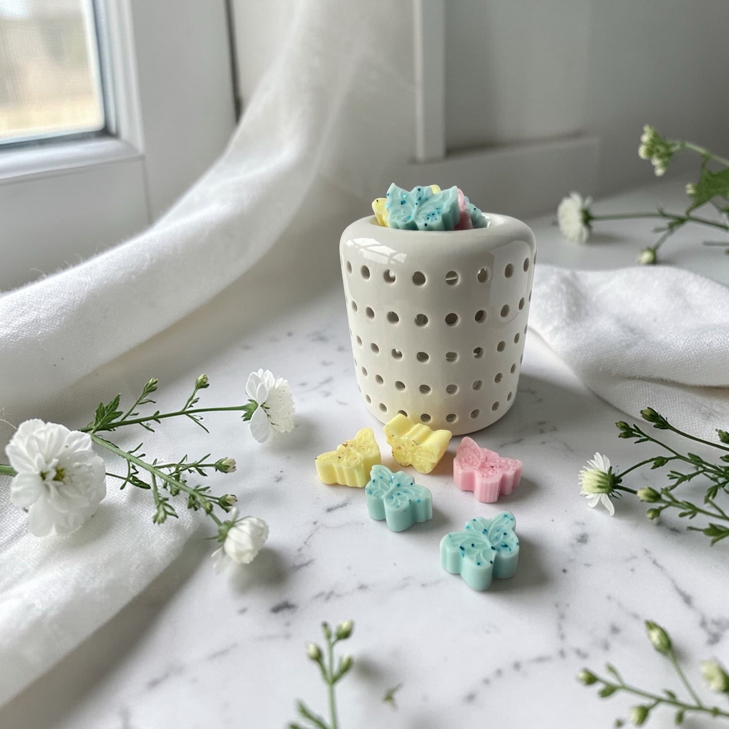 wax melts de soja Aire Puro en quemador