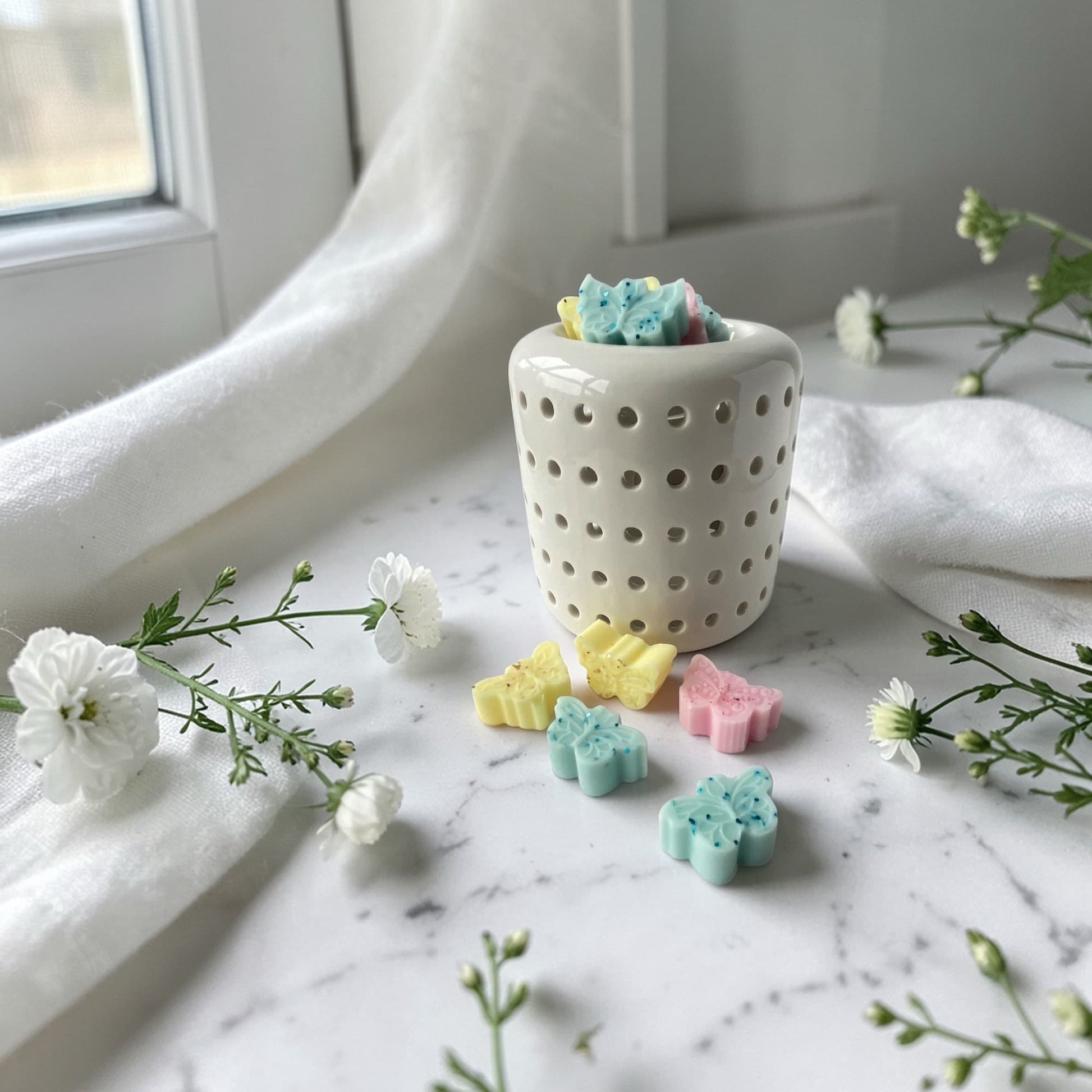 wax melts de soja Aire Puro en quemador