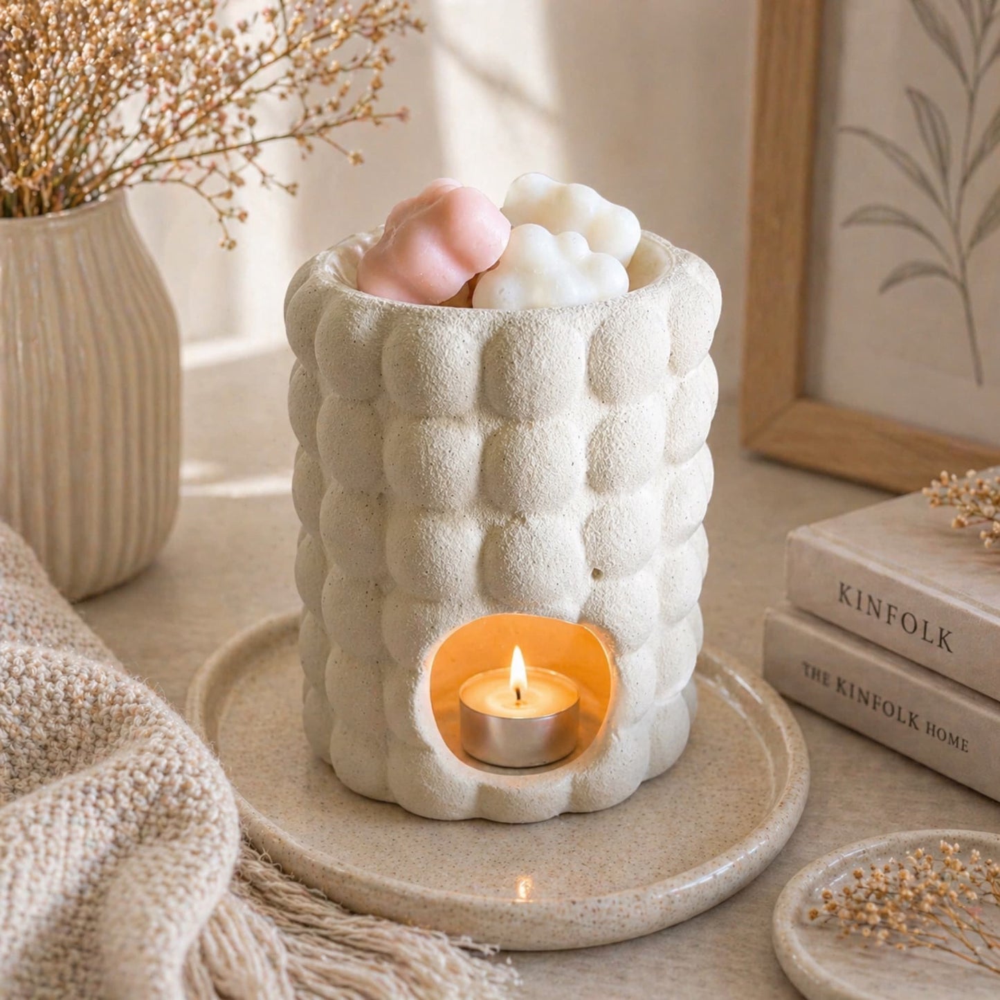 wax melts de soja aroma cashmere en quemador cera aromatica hogar ayre