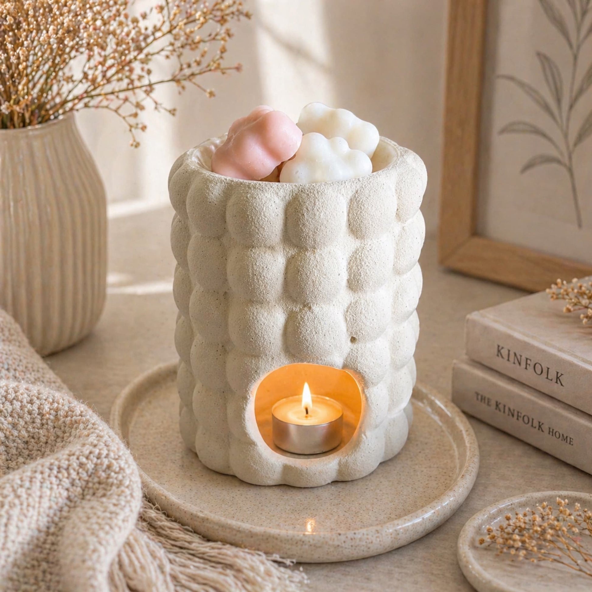wax melts de soja aroma cashmere en quemador cera aromatica hogar ayre