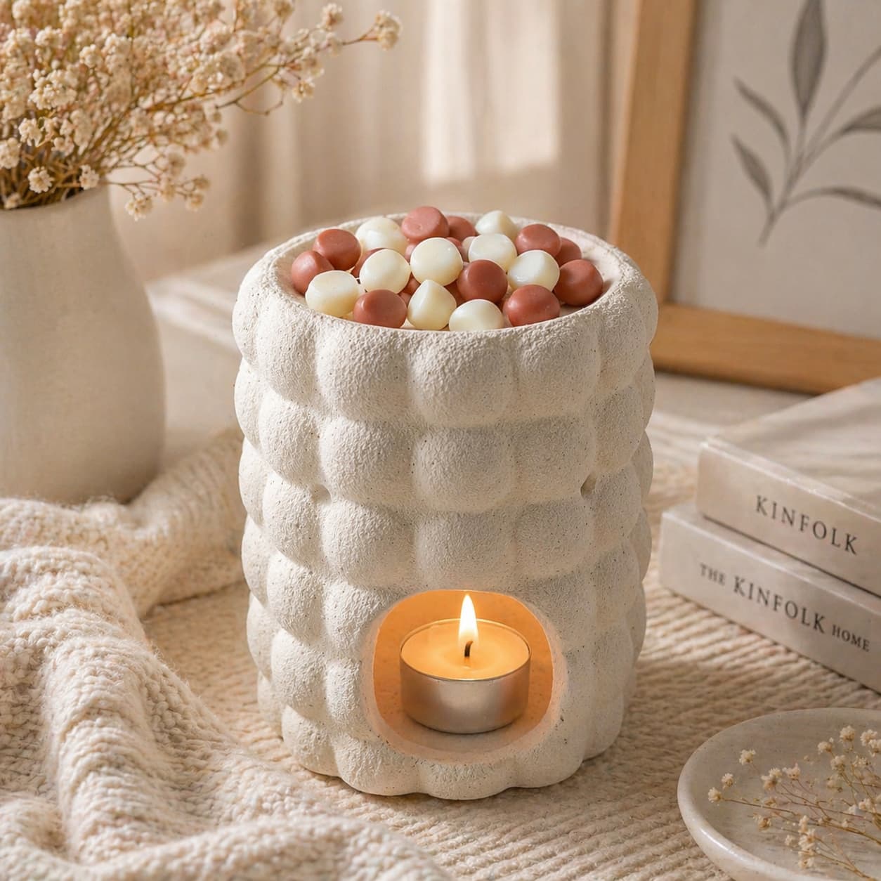 wax melts de soja coconut bay en quemador aroma coco tropical cera aromatica ayre