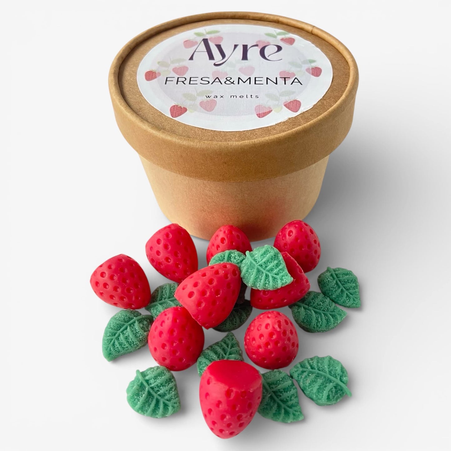 Wax melts de soja aroma fresa menta Ayre cera aromática para quemador